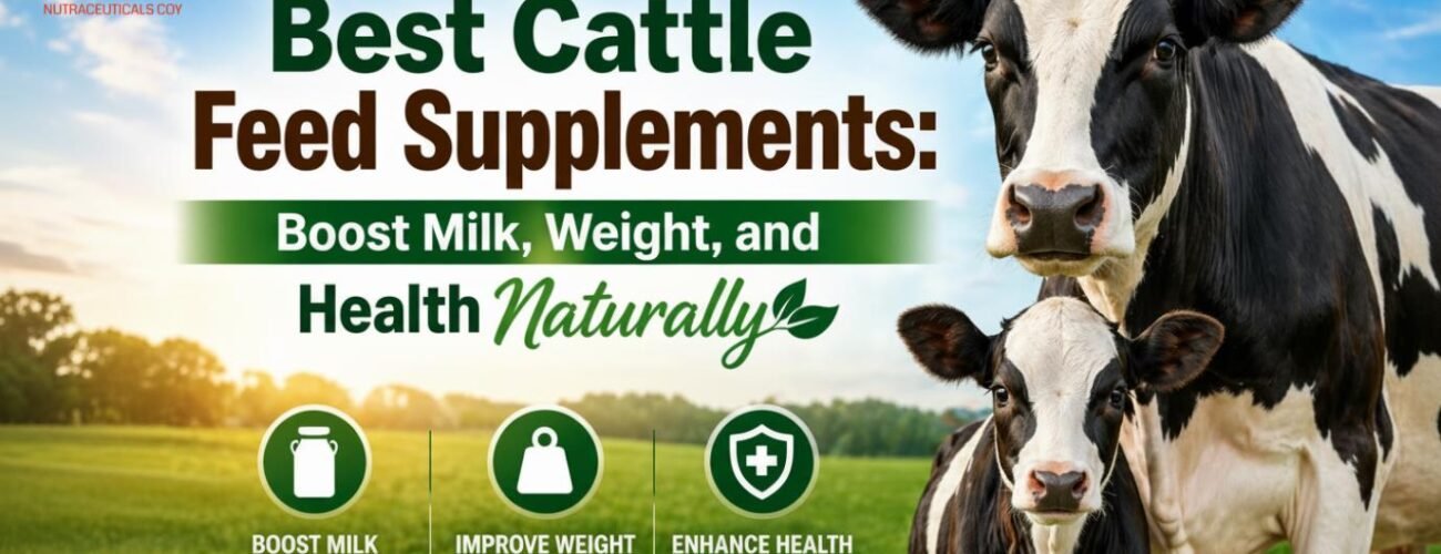 Dairy cows fed supplements for better milk yield and health