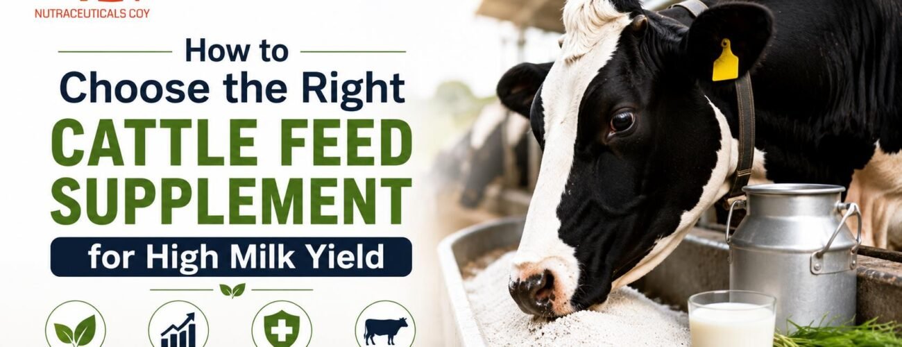 Choosing the right cattle feed supplement for high milk yield and healthy dairy cows