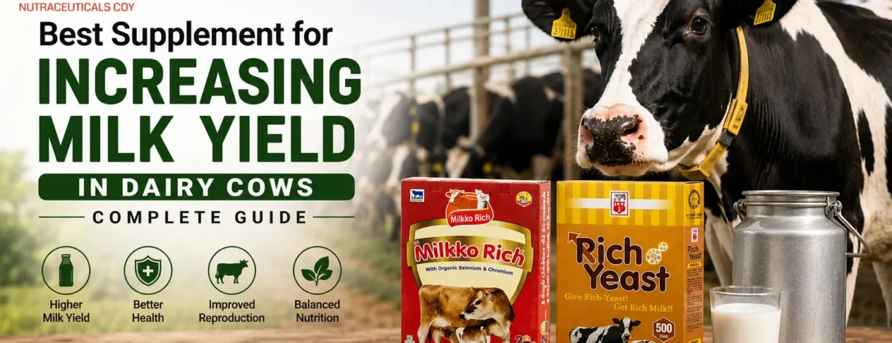 Best supplement for increasing milk yield in dairy cows