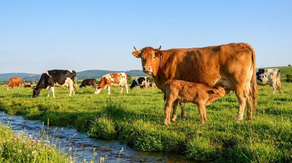 Cow Health Directly Affects Milk Production