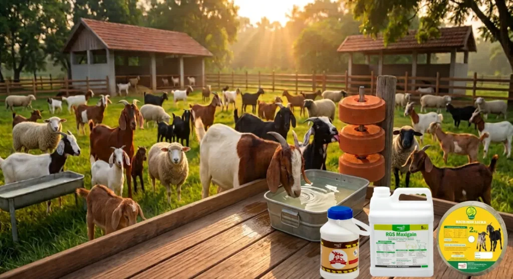 RGS Vet goat feed supplement for stronger immunity and healthy development