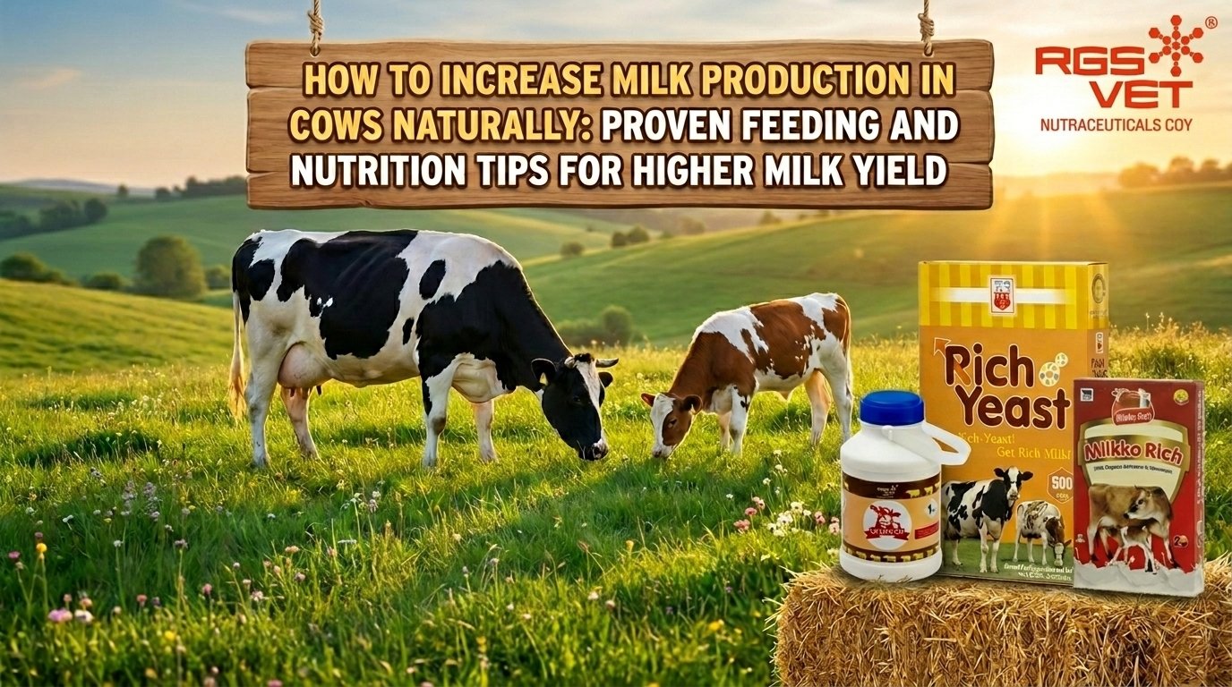 How to Increase Milk Production in Cows Naturally: Proven Feeding and Nutrition Tips for Higher Milk Yield